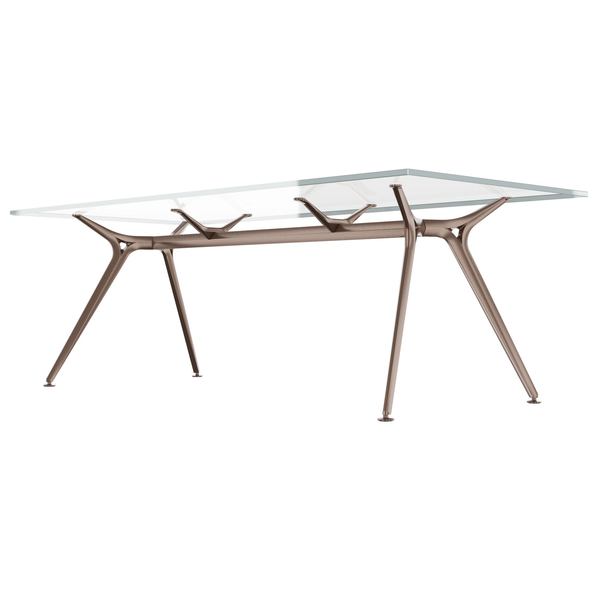 ARKONIS Schreibtisch | 2000-2200 x 745 mm, Glasplatte - 5 Main Image