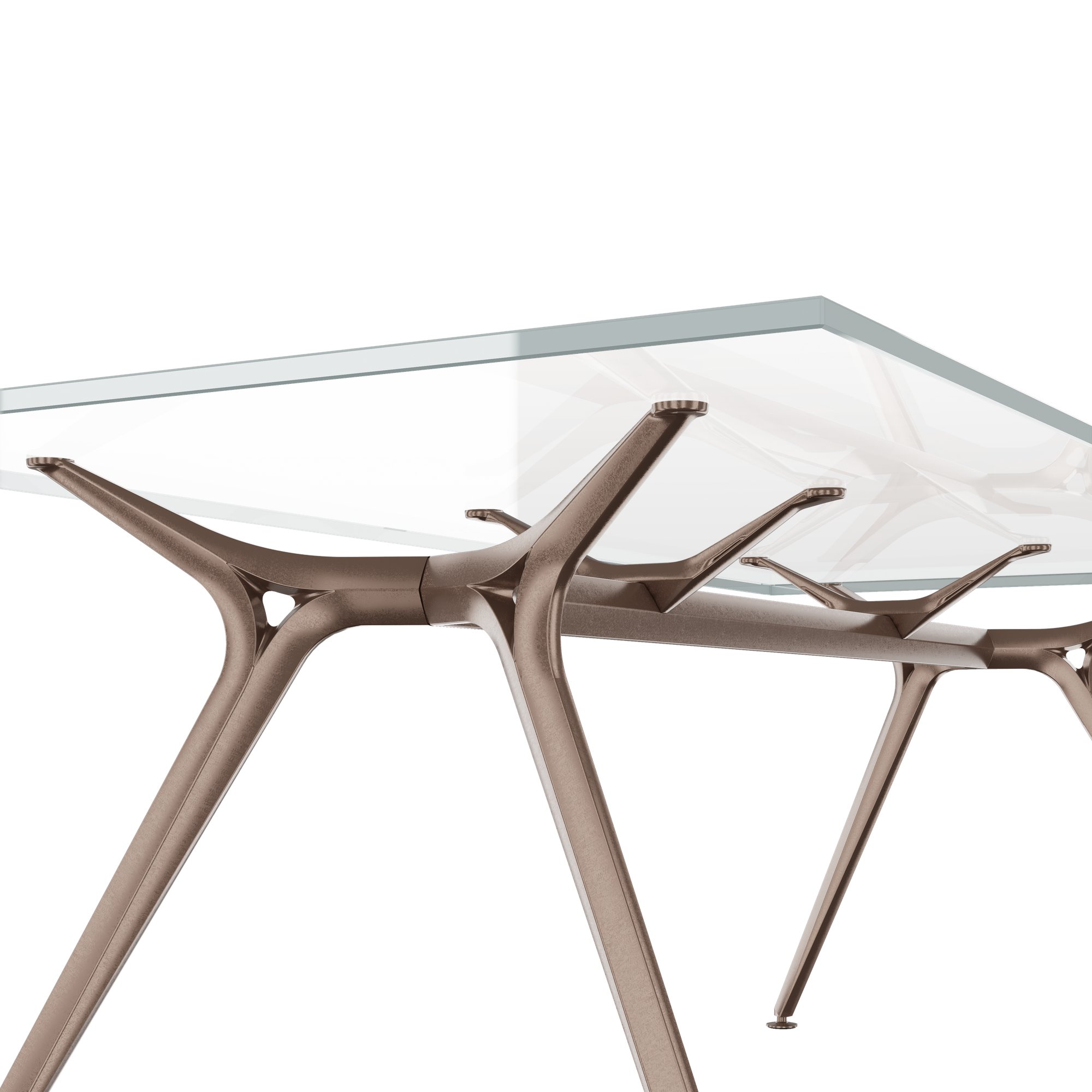 ARKONIS Schreibtisch | 2000-2200 x 745 mm, Glasplatte - 6 Main Image