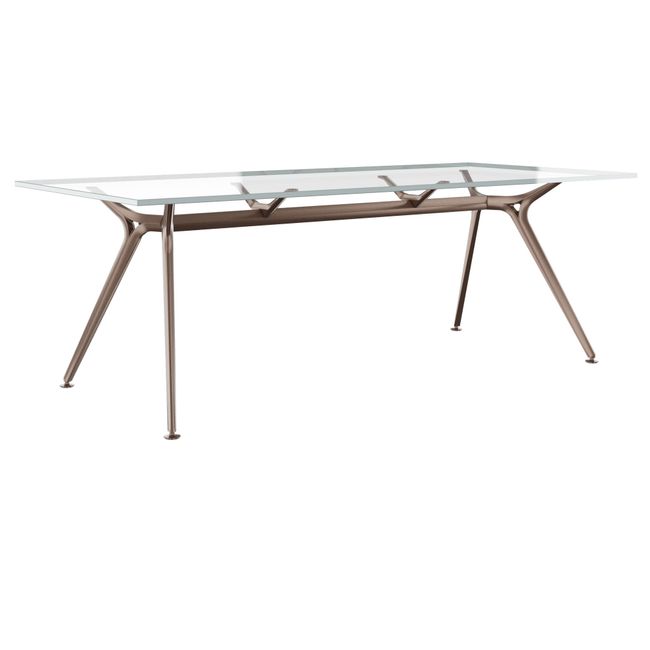 ARKONIS Schreibtisch | 2000-2200 x 745 mm, Glasplatte