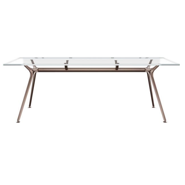 ARKONIS Schreibtisch | 2000-2200 x 745 mm, Glasplatte