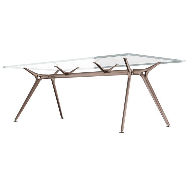 ARKONIS Schreibtisch | 2000-2200 x 745 mm, Glasplatte