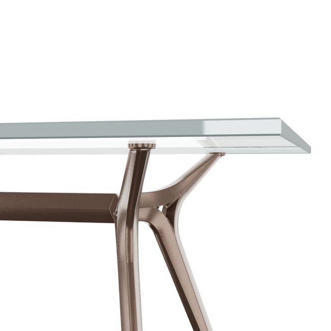 ARKONIS Schreibtisch | 2000-2200 x 745 mm, Glasplatte