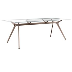 ARKONIS Schreibtisch | 2000-2200 x 745 mm, Glasplatte