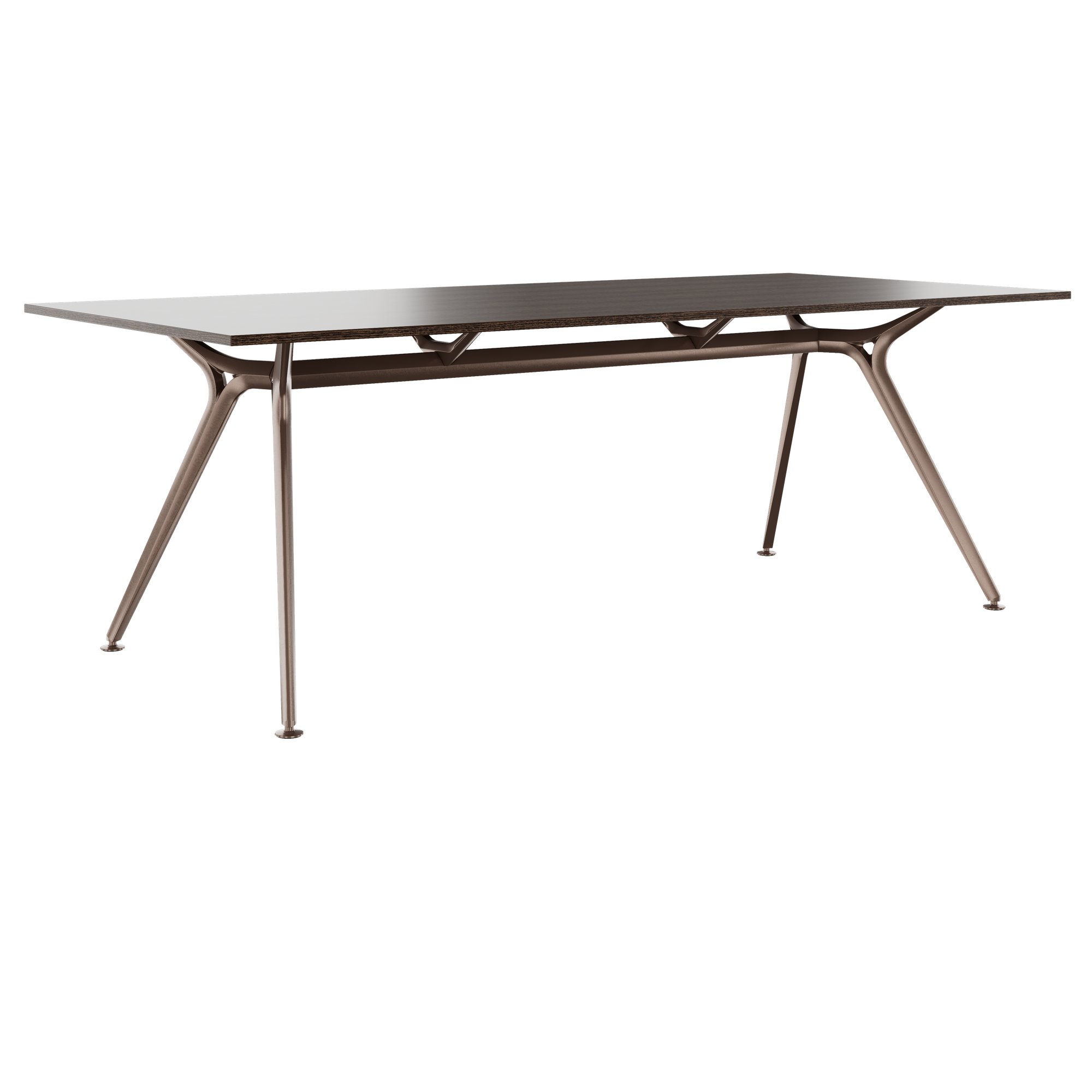 ARKONIS Schreibtisch | 2000-2200 x 745 mm, optionale Kabelklappe und Kniesichtblende - 1 Main Image