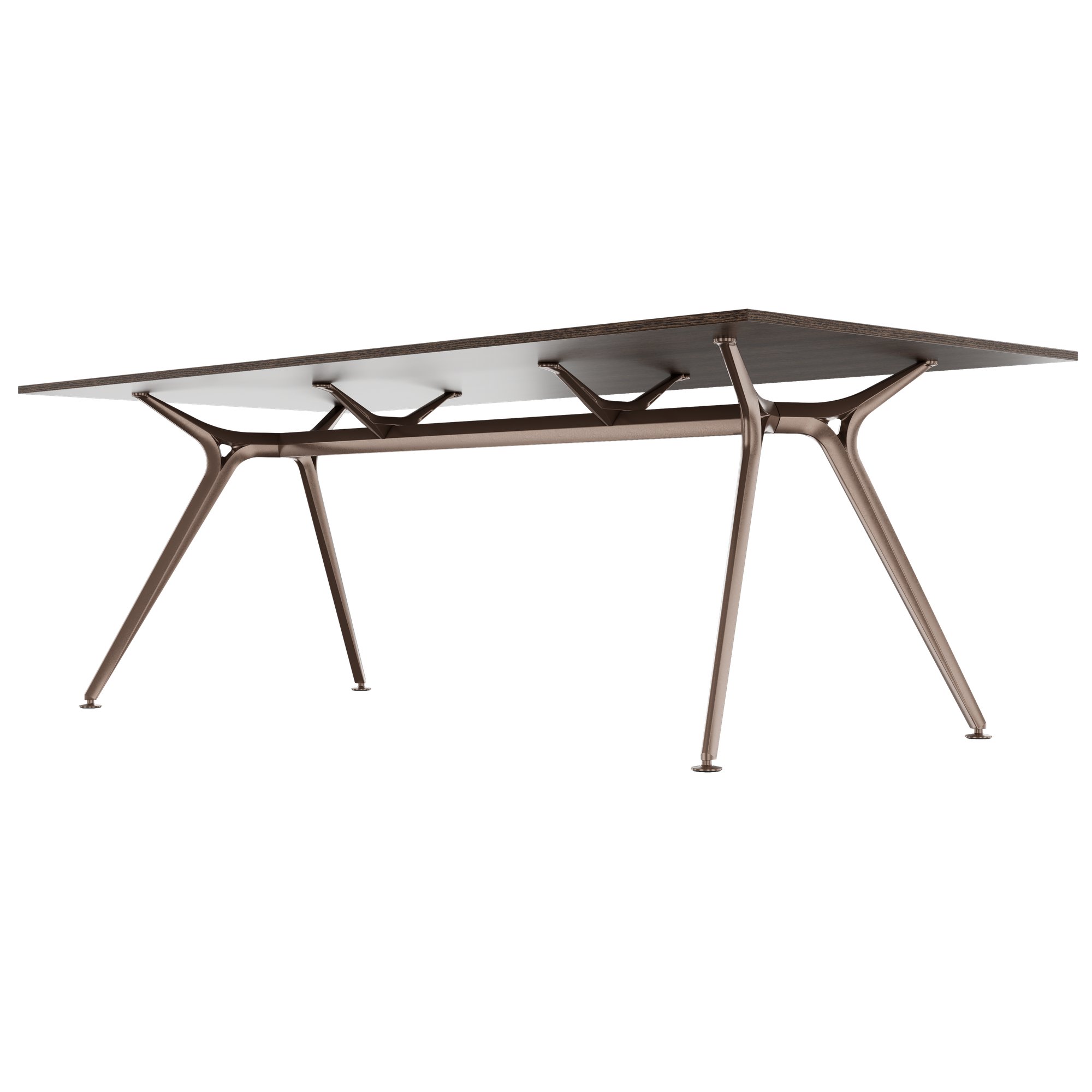 ARKONIS Schreibtisch | 2000-2200 x 745 mm, optionale Kabelklappe und Kniesichtblende - 5 Main Image