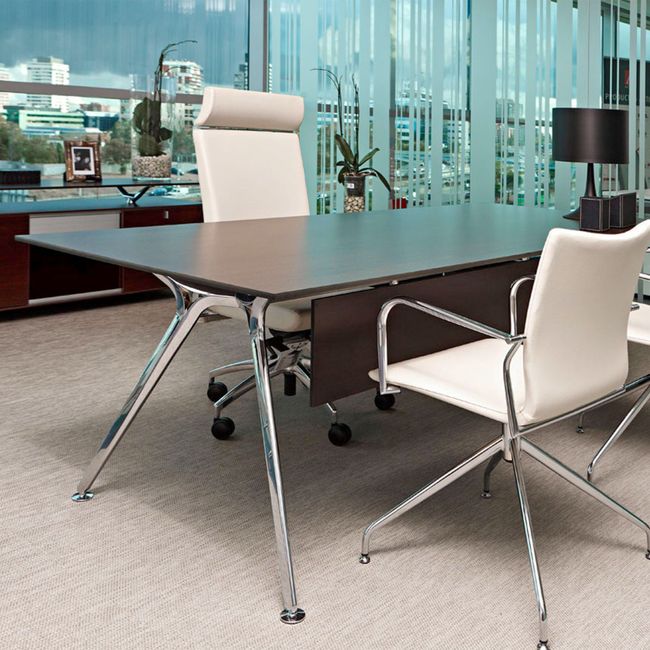 ARKONIS Schreibtisch | 2000-2200 x 745 mm, optionale Kabelklappe und Kniesichtblende