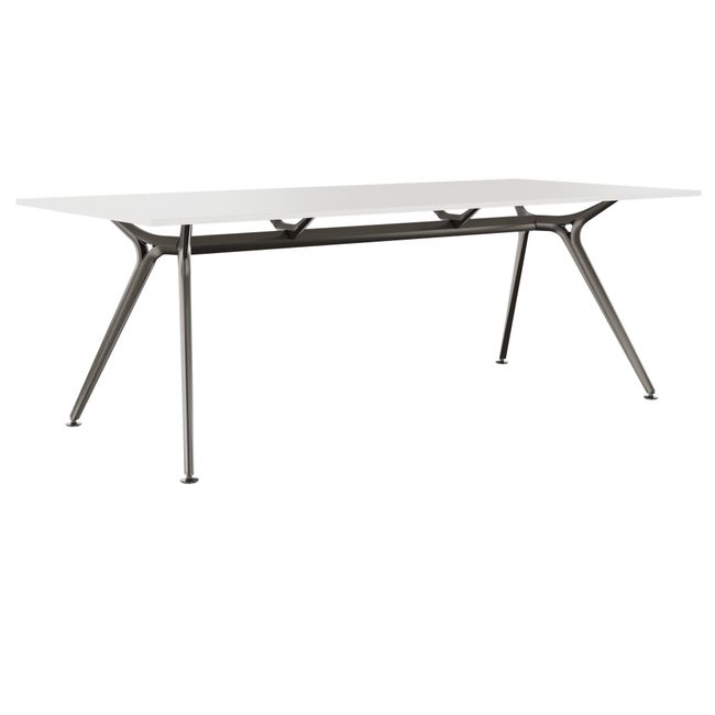 ARKONIS Schreibtisch | 2000-2200 x 745 mm, optionale Kabelklappe und Kniesichtblende