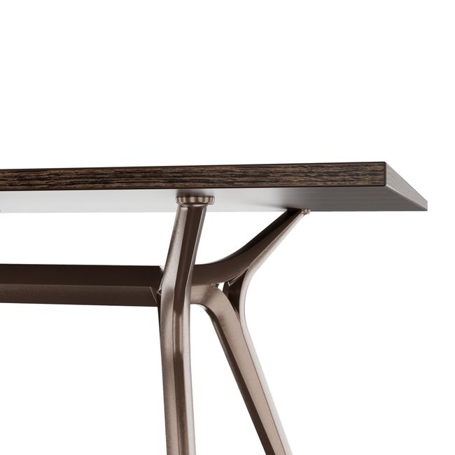 ARKONIS Schreibtisch | 2000-2200 x 745 mm, optionale Kabelklappe und Kniesichtblende