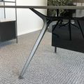 ARKONIS Schreibtisch | 2000-2200 x 745 mm, optionale Kabelklappe und Kniesichtblende