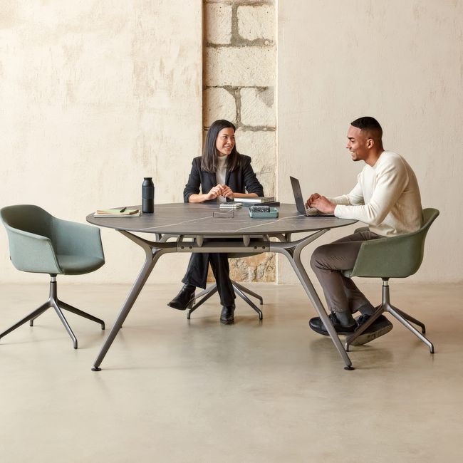 ARKONIS Besprechungstisch | 1000-1600 x 745 mm, rund