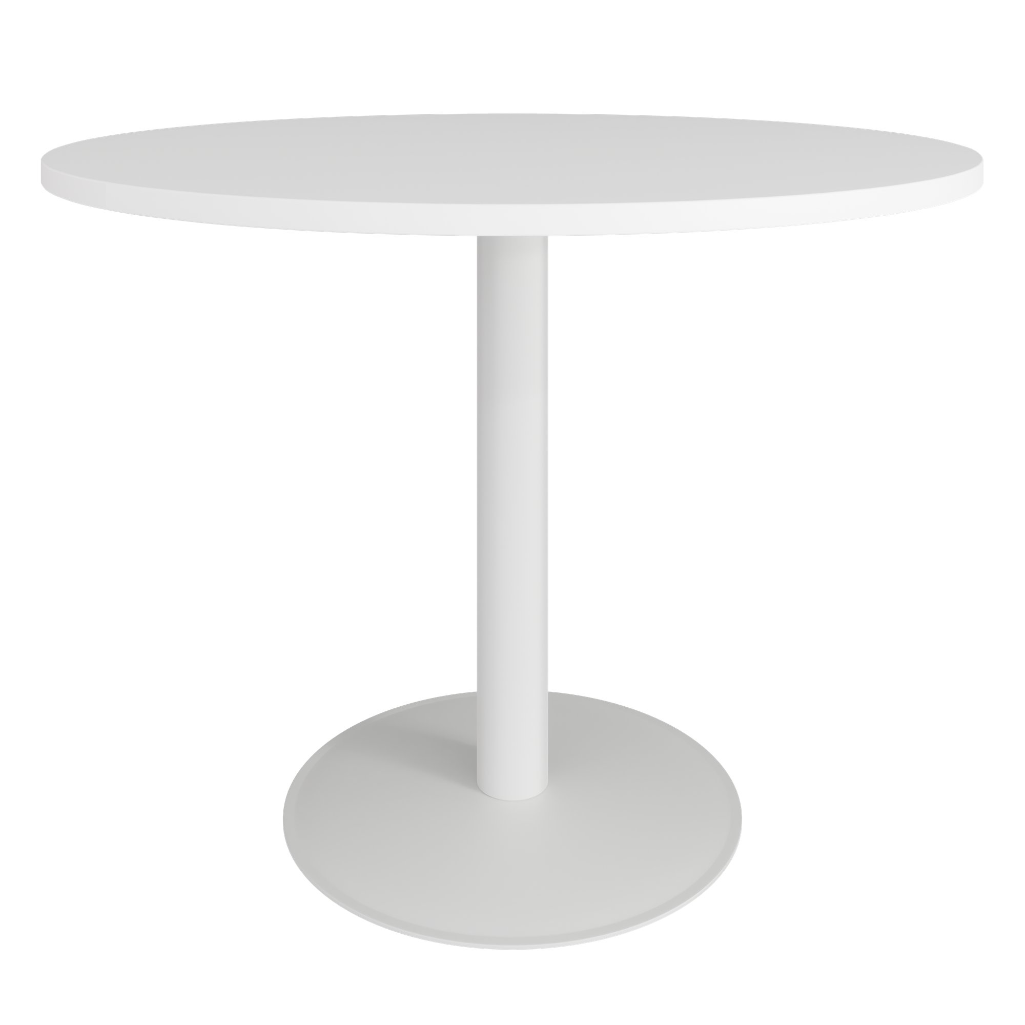 OPTIMA Besprechungstisch | Rund, Ø800-1500 mm, Weiß - 1 Main Image