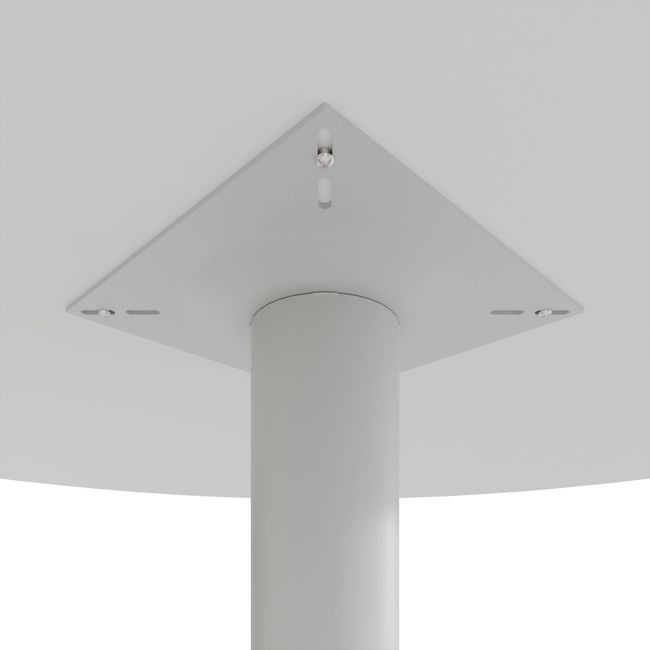 OPTIMA Besprechungstisch | Rund, Ø800-1500 mm, Weiß