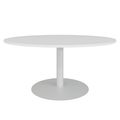 OPTIMA Besprechungstisch | Rund, Ø800-1500 mm, Weiß
