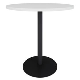 OPTIMA Besprechungstisch | Rund, Ø800-1500 mm, Weiß