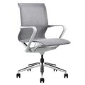 PROV Bürodrehstuhl | Atmungsaktiver Netzrücken, Wippmechanik, Grau - 1 Thumbnail Image