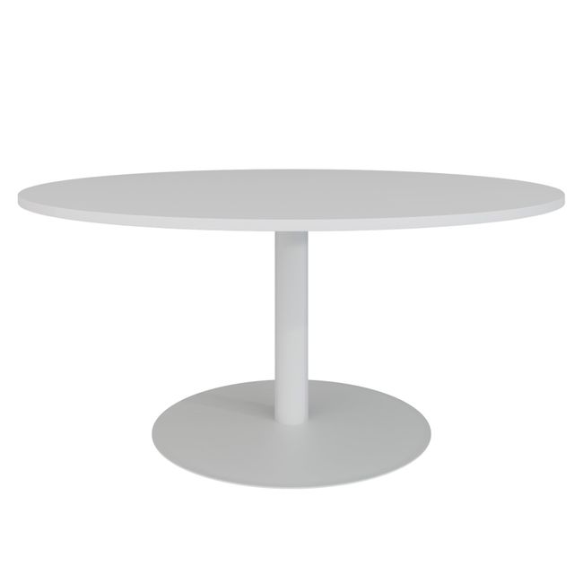 OPTIMA Besprechungstisch | Rund, Ø800-1200 mm, Perlgrau