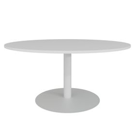 OPTIMA Besprechungstisch | Rund, Ø800-1200 mm, Perlgrau