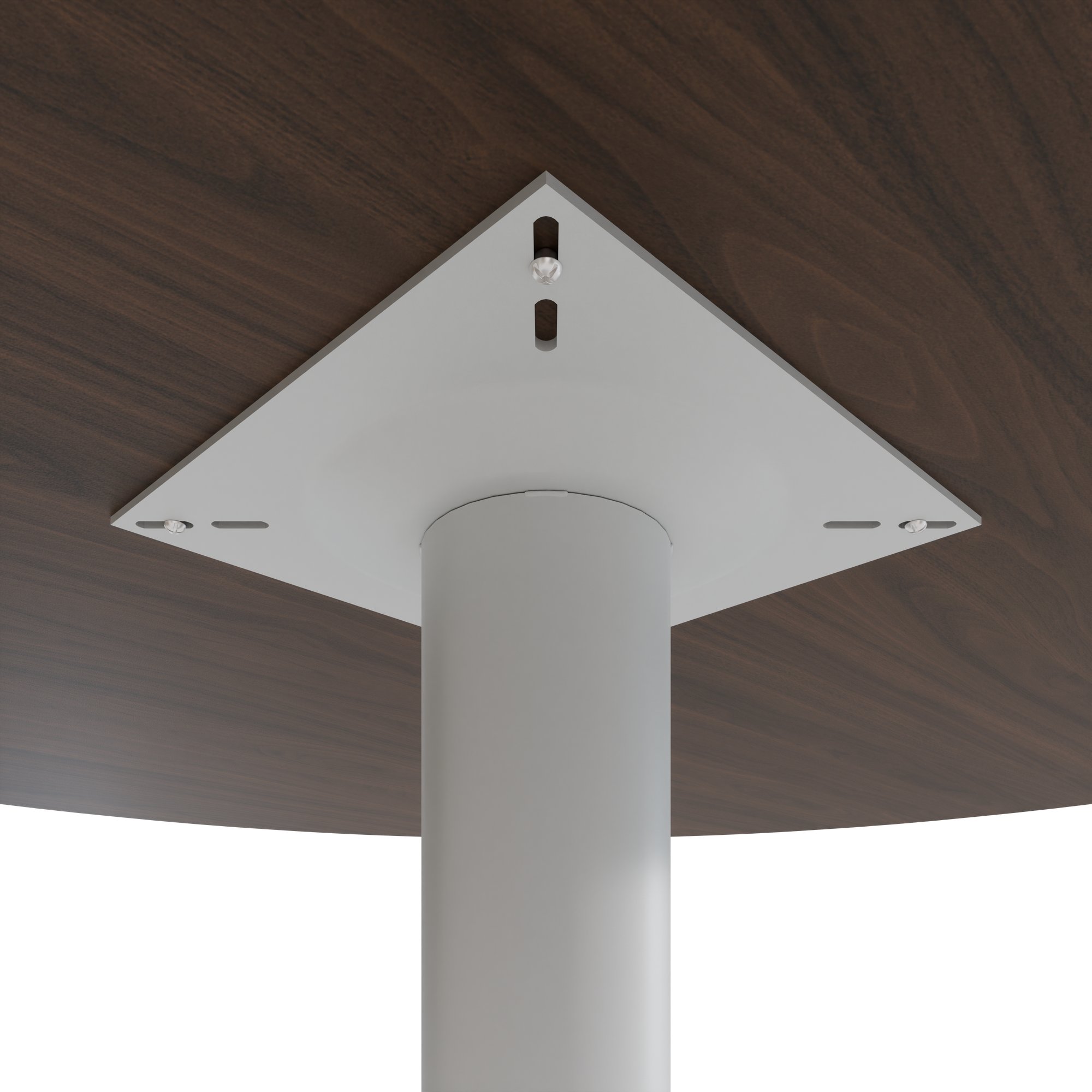 OPTIMA Besprechungstisch | Rund, Ø800-1200 mm, Nussbaum - 3 Main Image