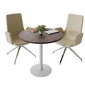 OPTIMA Meeting table | Round, Ø800-1200 mm, Walnut  - 2 Thumbnail Image