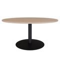 OPTIMA Besprechungstisch | Rund, Ø800-1500 mm, Bernsteineiche
