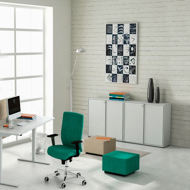 UNI Schiebetürenschränke | 2-5 OH, abschließbar, massive Rückwand