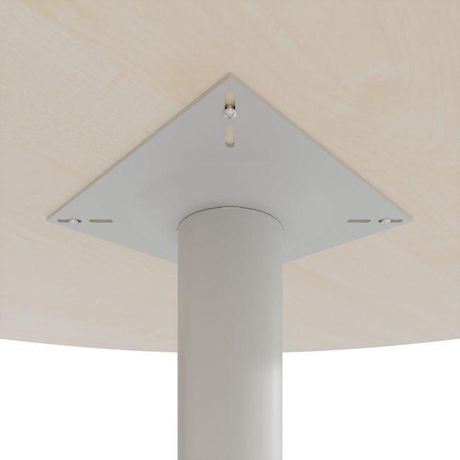 OPTIMA Besprechungstisch | Rund, Ø800-1200 mm, Ahorn