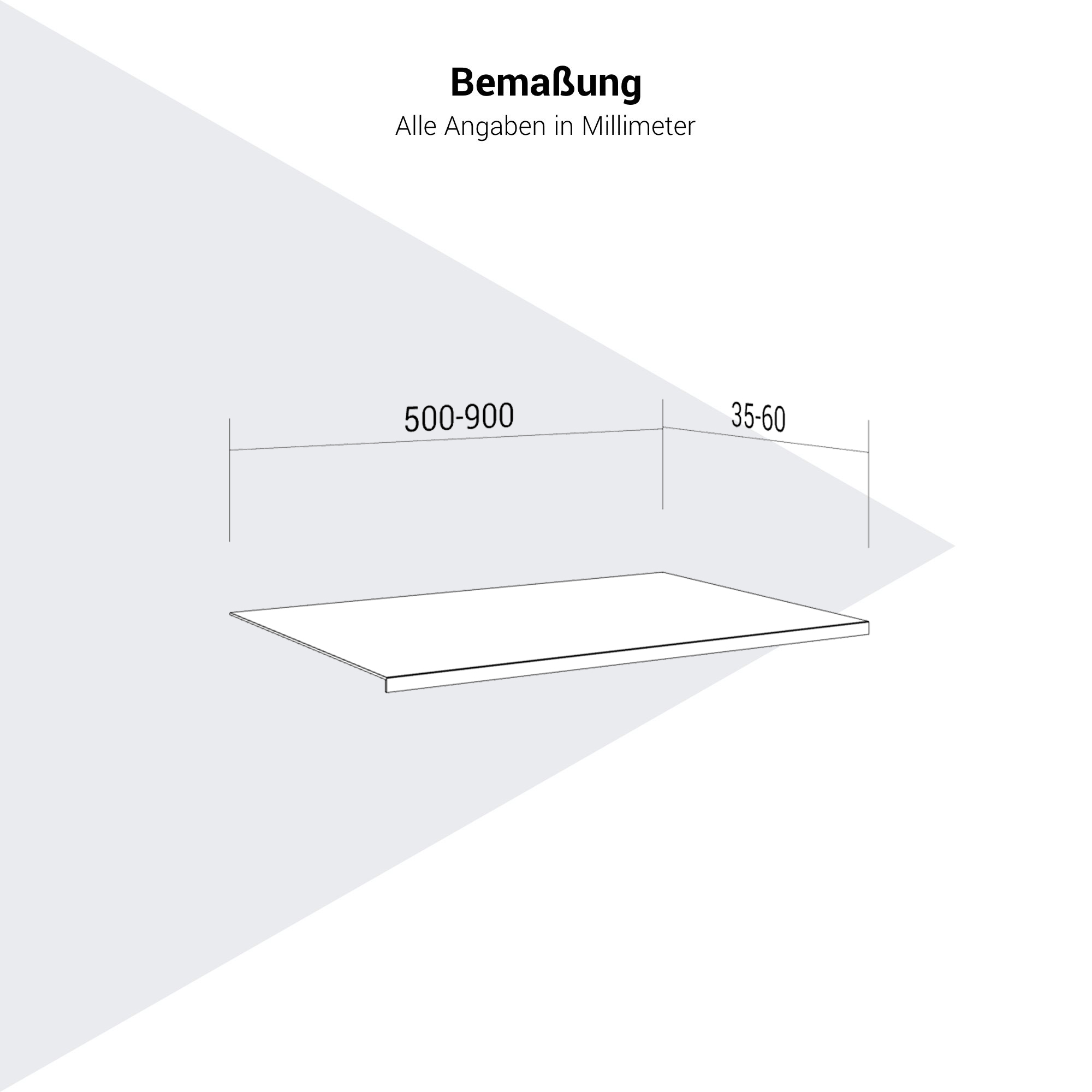 VALENTIA Desk pad | 500–900 mm, with edge protection - 3 Main Image