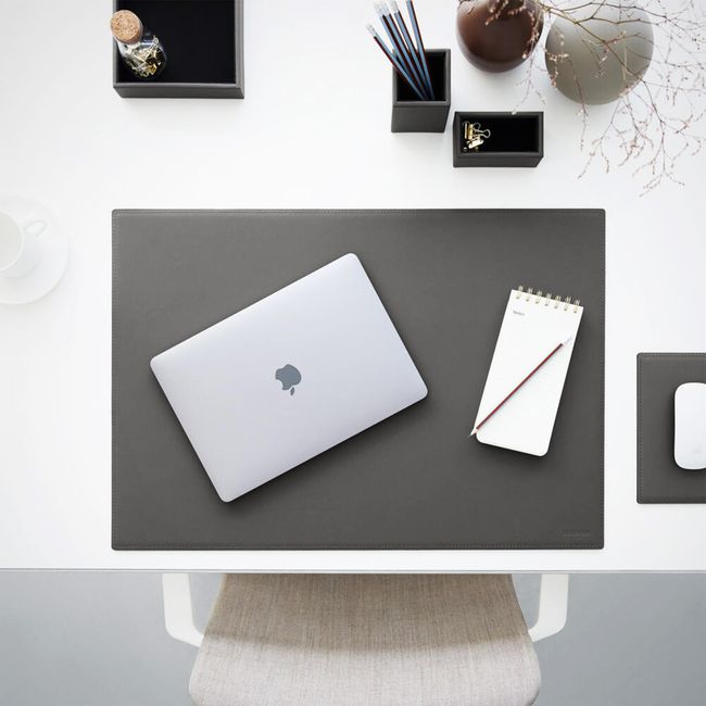 THEMIS Stiftehalter | 70 x 70 mm, Lederbezug