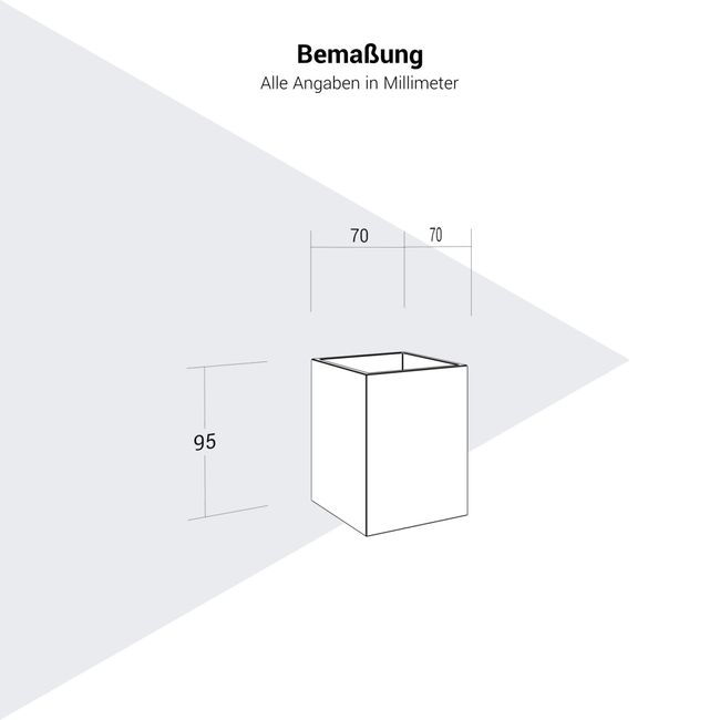 THEMIS Stiftehalter | 70 x 70 mm, Lederbezug