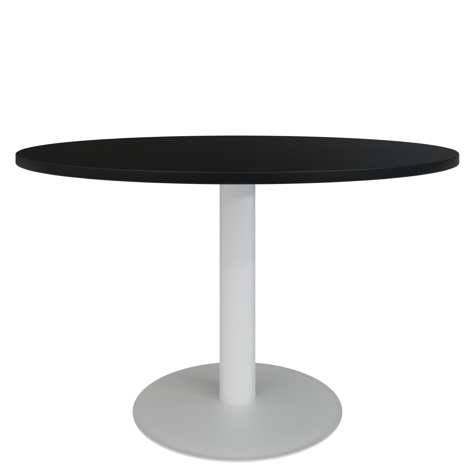 OPTIMA Besprechungstisch | Rund, Ø800-1500 mm, Schwarz - 1 Main Image
