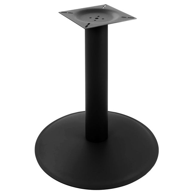 OPTIMA Besprechungstisch | Rund, Ø800-1500 mm, Schwarz