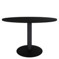 OPTIMA Besprechungstisch | Rund, Ø800-1500 mm, Schwarz