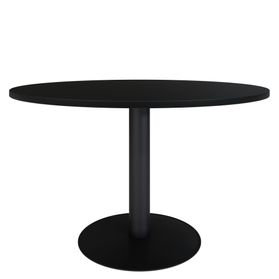 OPTIMA Besprechungstisch | Rund, Ø800-1500 mm, Schwarz