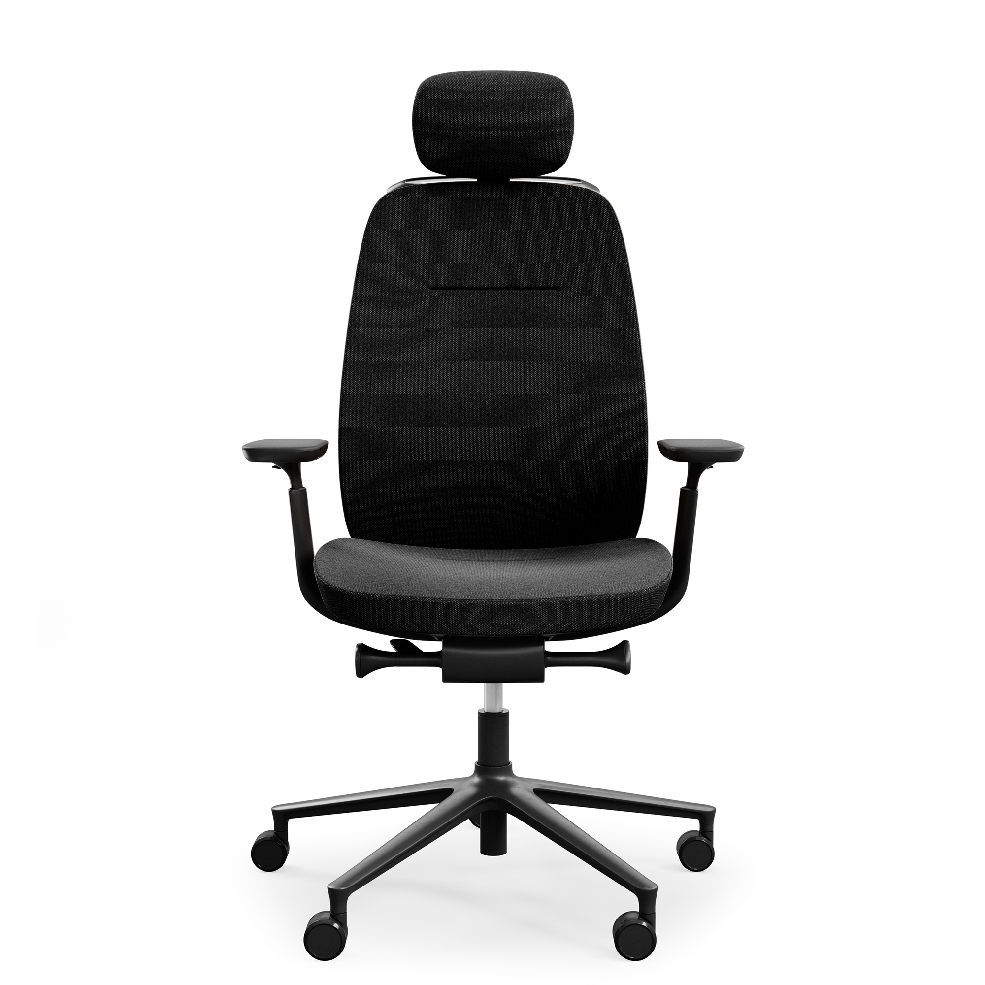 profim - PACE Bürodrehstuhl | Synchronmechanik, Vollpolster, Schwarz - 1 Main Image