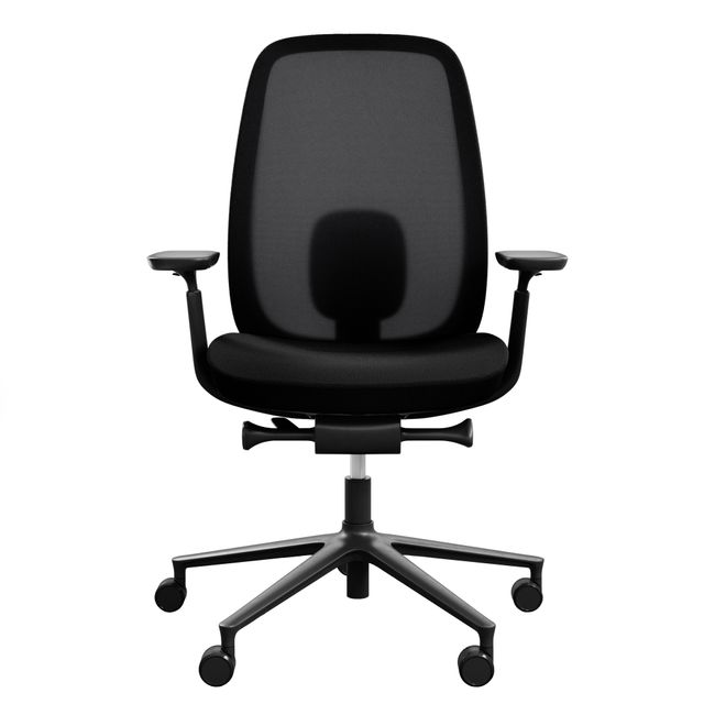 profim - PACE Bürodrehstuhl | Synchronmechanik, Netzrücken, Schwarz