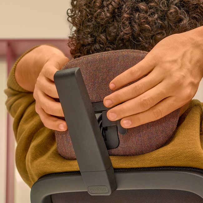 profim - PACE Bürodrehstuhl | Synchronmechanik, Netzrücken, Schwarz