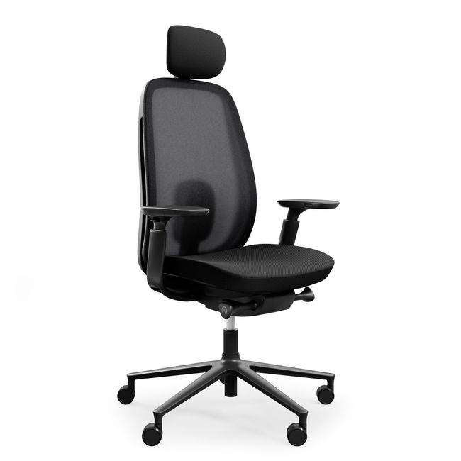 profim - PACE Bürodrehstuhl | Synchronmechanik, Netzrücken, Schwarz