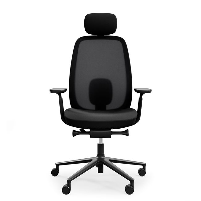 profim - PACE Bürodrehstuhl | Synchronmechanik, Netzrücken, Schwarz