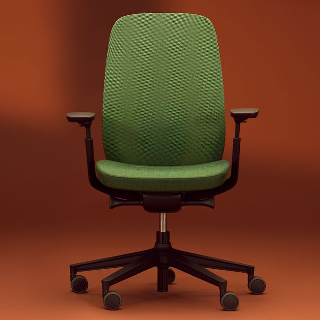 profim - PACE Bürodrehstuhl | Synchronmechanik, Netzrücken, Schwarz