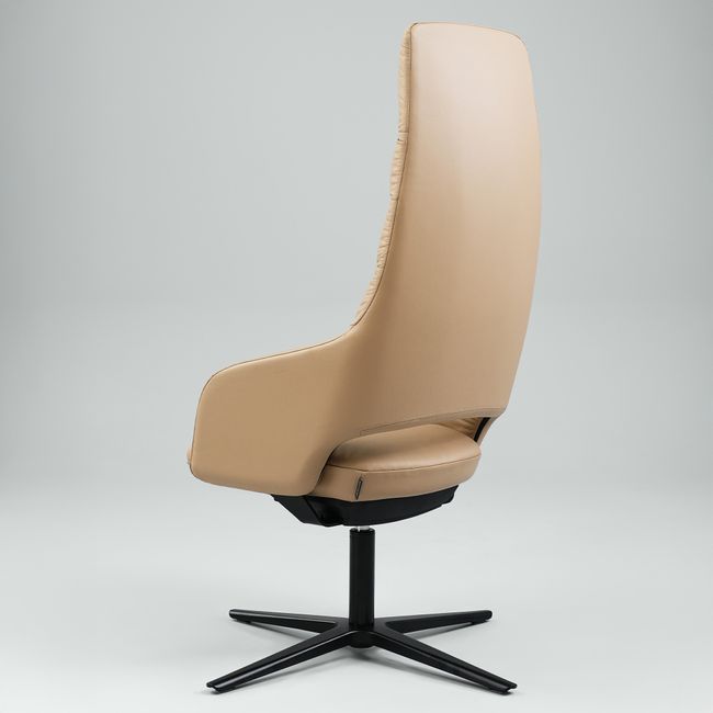 SANDIE Besucherstuhl | Hohe Rückenlehne, Synchronmechanik