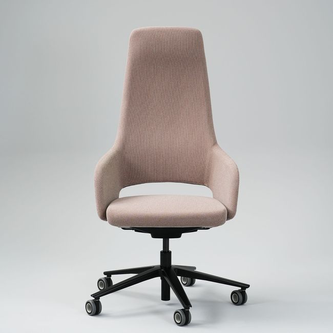 SANDIE Bürodrehstuhl | Hohe Rückenlehne, Synchronmechanik, 5-Stern-Fußkreuz