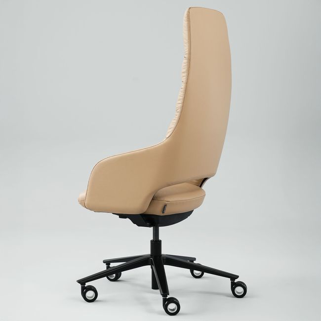 SANDIE Bürodrehstuhl | Hohe Rückenlehne, Synchronmechanik, 5-Stern-Fußkreuz