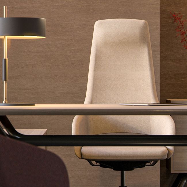 SANDIE Bürodrehstuhl | Hohe Rückenlehne, Synchronmechanik, 5-Stern-Fußkreuz