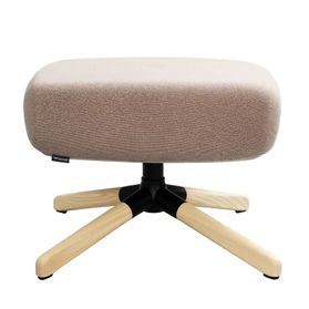 SANDIE Ottomane | 4-Stern-Fußkreuz oder Holz-Fußkreuz, über 80 Farben