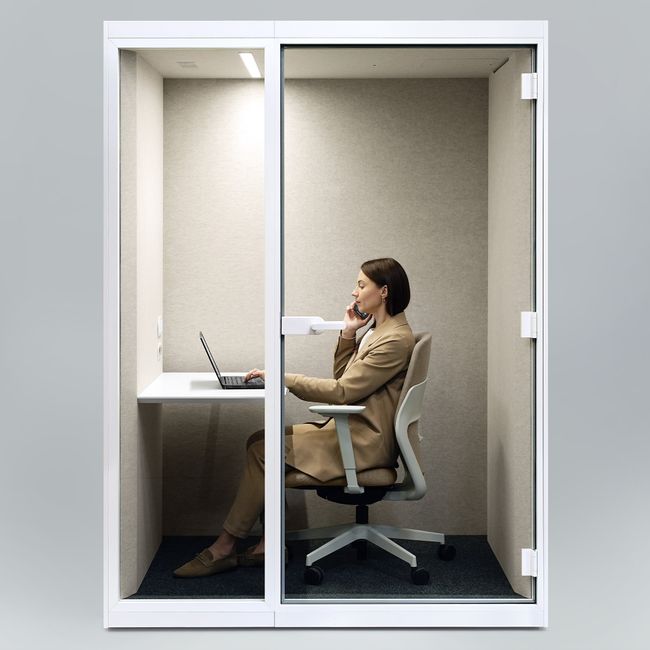 SONUS S Plus Telefonbox | Raum-in-Raum, Schallschutz, Für 1 Personen