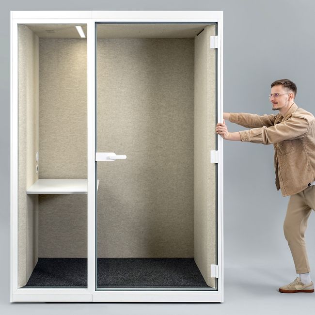 SONUS S Plus Telefonbox | Raum-in-Raum, Schallschutz, Für 1 Personen