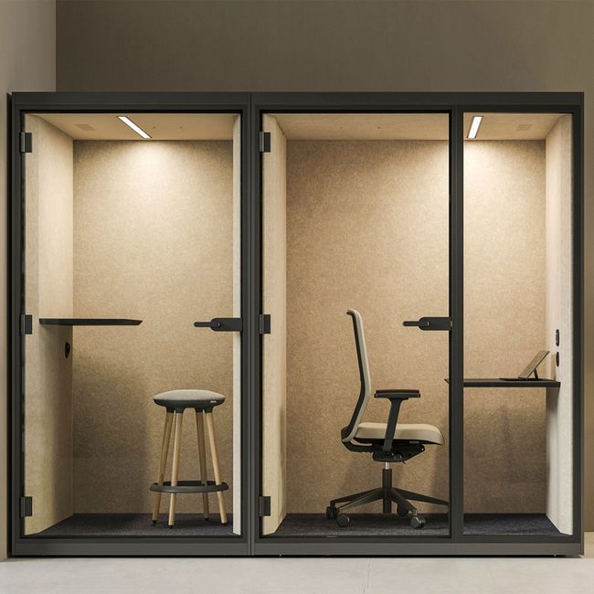 SONUS S Plus Telefonbox | Raum-in-Raum, Schallschutz, Für 1 Personen