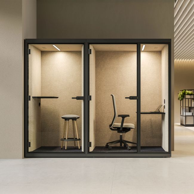 SONUS S Plus Telefonbox | Raum-in-Raum, Schallschutz, Für 1 Personen