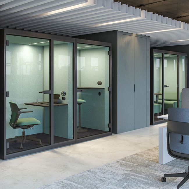 SONUS S Plus Telefonbox | Raum-in-Raum, Schallschutz, Für 1 Personen