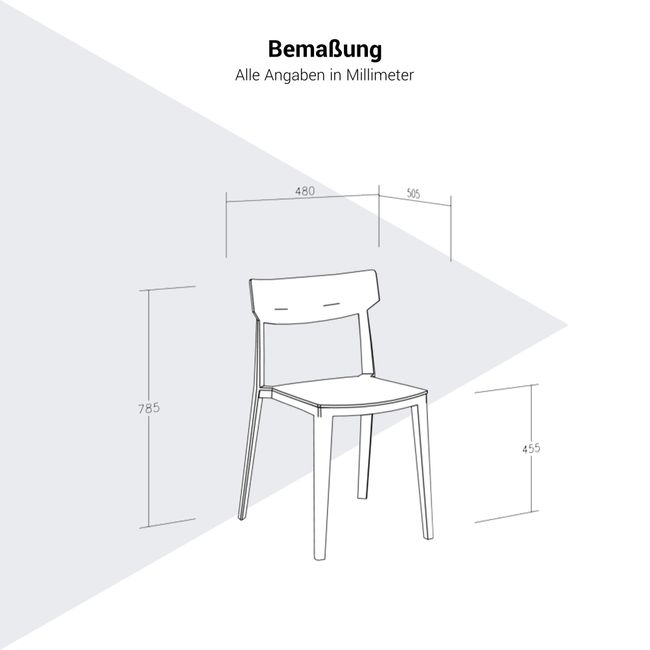 BONNIE Besucherstuhl | 4-Fuß-Gestell, moderne Farben